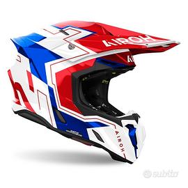Casco Airoh Twist 3 Dizzy blu rosso