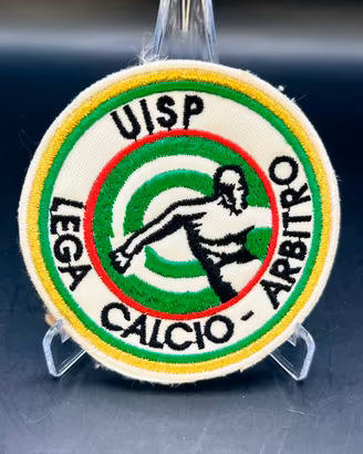 Patch Ricamata Arbitro UISP Lega Calcio Vintage