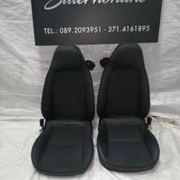 sedili smart 451 pelle e stoffa 
