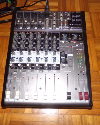 Mixer PHONIC AM1204FX USB Perfettamente Funzionant