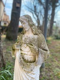 Sacro Cuore Gesù statua cemento