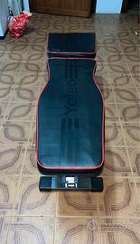 Panca reclinabile e manubri componibili