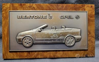 BERTONE - Targa Metallo parete o 