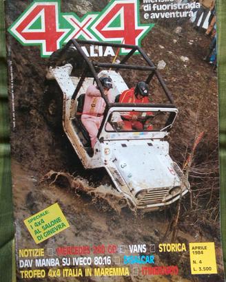 Lotto Riviste Fuoristrada 4x4 Italia vintage auto