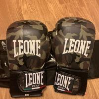Guantoni boxe Leone mimetico varie fascette