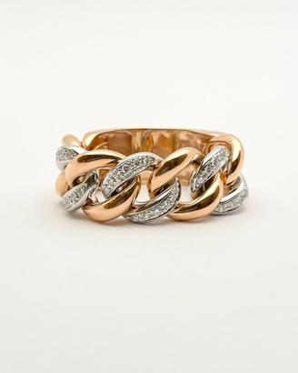 Anello oro 18KT con diamanti ct 0.30 VVS G Somenzi