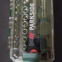 Set Mini-Cricchetto e Bussole Parkside - 23 pezzi