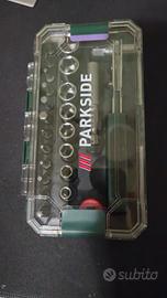 Set Mini-Cricchetto e Bussole Parkside - 23 pezzi