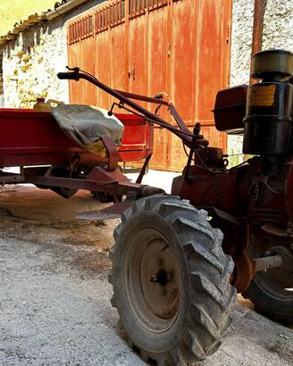 Motozappa con carrello