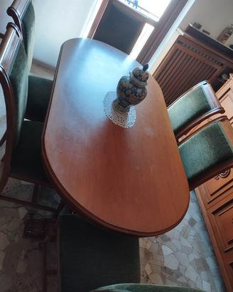 Tavolo e 6 sedie