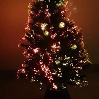 Albero di Natale a fibre ottiche