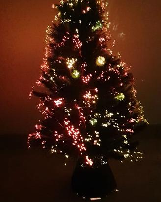 Albero di Natale a fibre ottiche