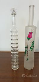 2 bottiglie vetro 