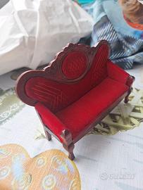 divano miniatura da collezione 