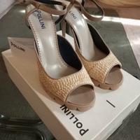 Pollini Scarpe Donna Décolleté n.38 Tacco 12