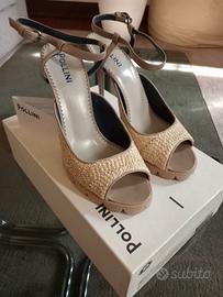 Pollini Scarpe Donna Décolleté n.38 Tacco 12