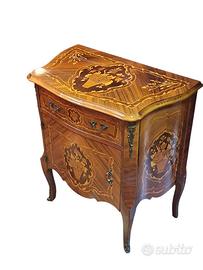 Mobiletto anni 60 intarsiato made in Italy