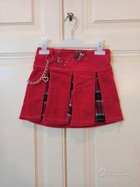 🖤 Gonna con Pieghe e Catena - Javelin For Girl