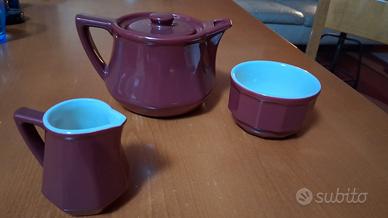 set Teiera tazza e bricco latte