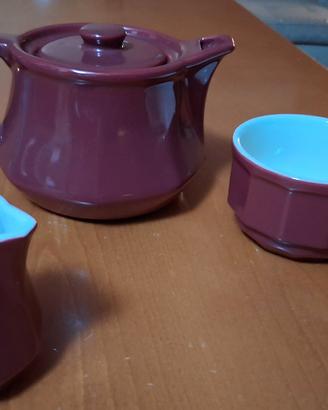 set Teiera tazza e bricco latte
