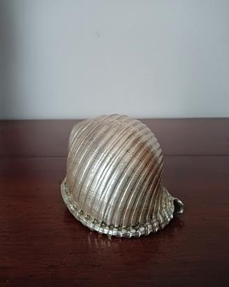 Conchiglia placcata argento, vintage, epoca '90