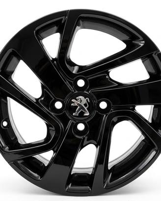 4 Cerchi da 15' in Lega - Peugeot - 108 Thorren (A