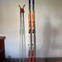 Sci da fondo Morotto e bastoncini