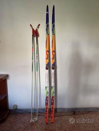 Sci da fondo Morotto e bastoncini