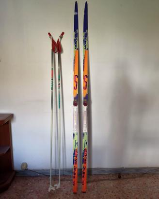 Sci da fondo Morotto e bastoncini