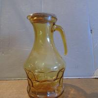 Brocca anni 60 color ambra di Bormioli & Figli