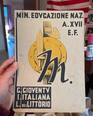 Pagella fascismo gioventu italiana del littoro