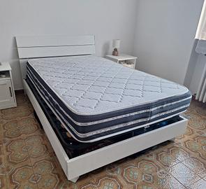 Letto una piazza/mezza con materasso e rete