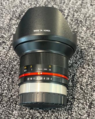 Samyang  12 mm f2 fuji