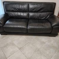 Coppia divani in pelle