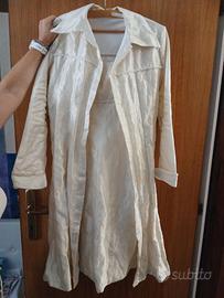 abito sposa beige