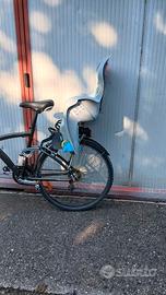 Porta pacchi bici decathlon più seggiolino bimbo