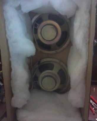 2 Subwoofer da 25 in cassa armonica basso reflex