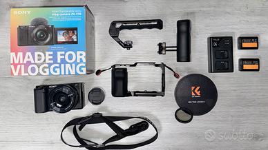 Sony Zve10 con accessori