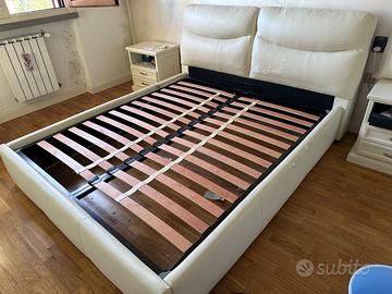 Letto matrimoniale con contenitore
