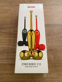 Alessi firebird 2.0 accendino elettrico gold