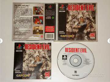 video gioco per playstation 1 ps resident evil ps1