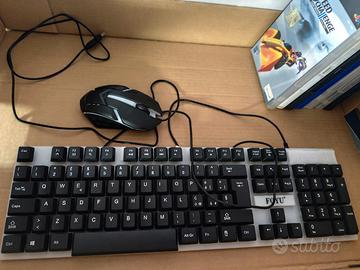 Tastiera e Mouse Led