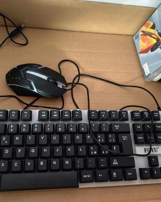 Tastiera e Mouse Led
