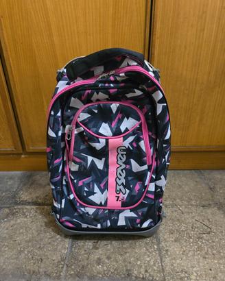 Zaino Trolley SEVEN Jack Rosa e Nero