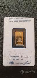 lingottini oro 24k (2.5gr 5gr)