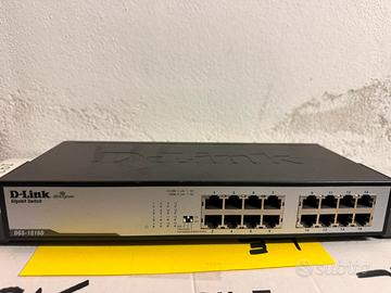 1 Switch 16 porte d-link DGS- 1016D