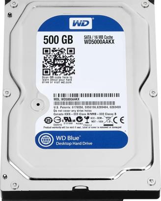HARD DISK WESTERN DIGITAL 500GB