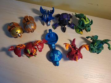 Lotto 9 Bakugan Spin Master + Carte