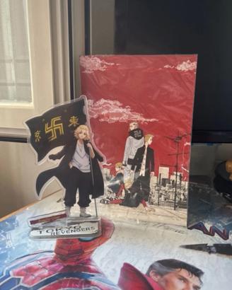 statuetta mikey tokyo revengers+ cartolina