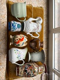 Stock 8 vasi e brocche decorative